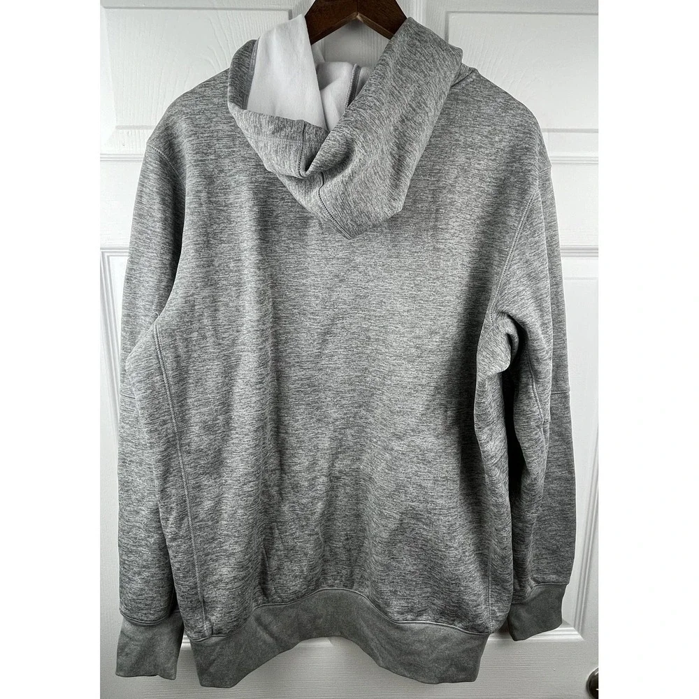 Philadelphia Eagles Nike Hoodie Mens Large Gray NFL‎ Retro Logo Sweatshirt NEW